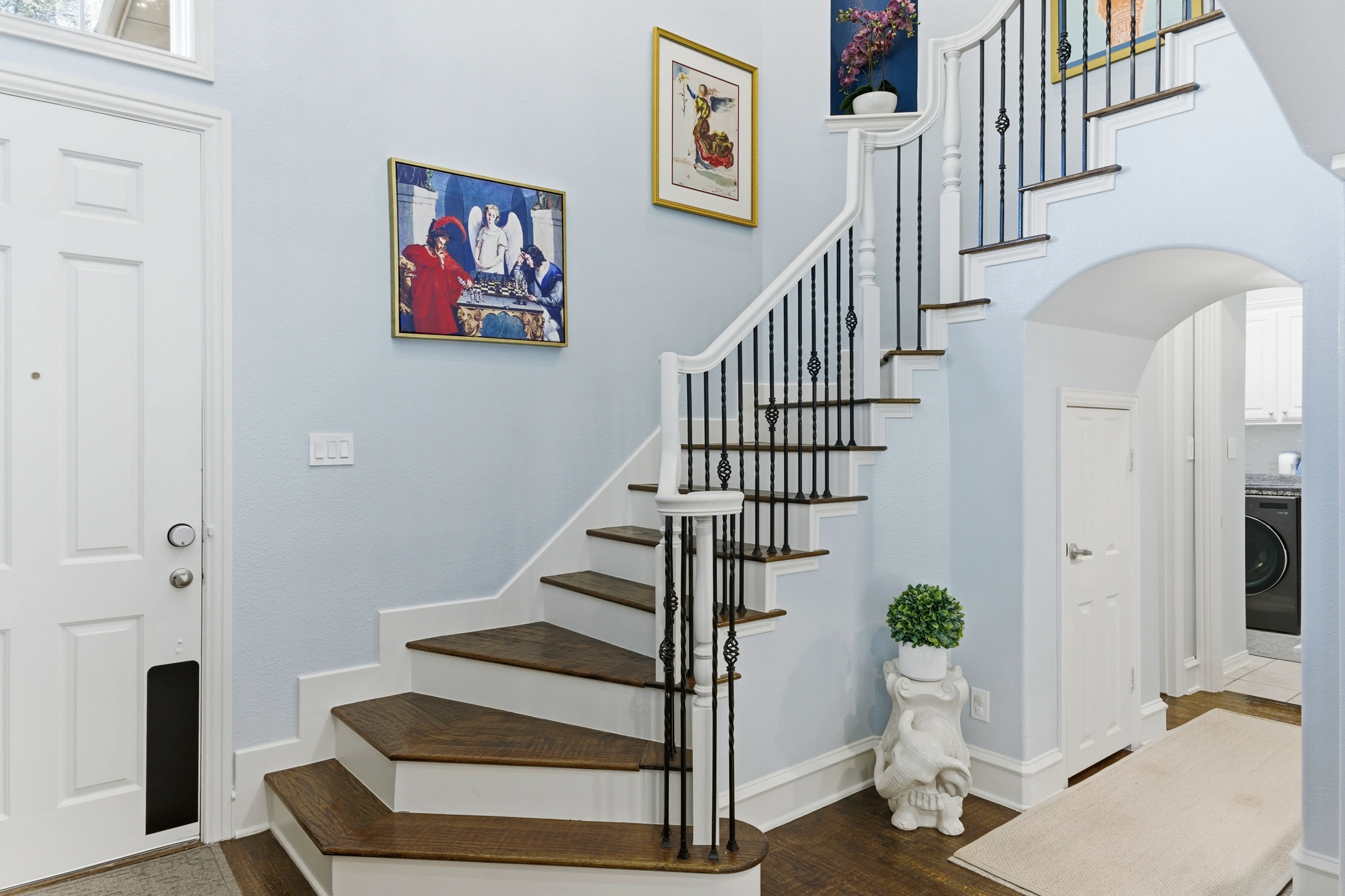 Staircase to second floor